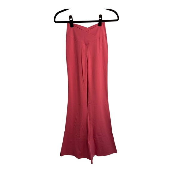 Halara High Waisted Crossover Ruched Butt Lifting Yoga Leggings Candy Pink‎ XS - Picture 5 of 13